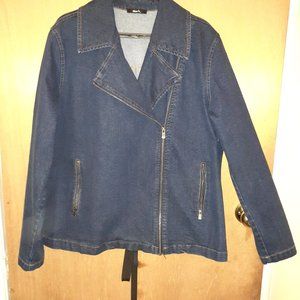 womens MARK dark blue denim jacket